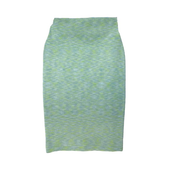Express NWT Body Contour Ribbed Space Dye Pencil Skirt - Picture 4 of 6